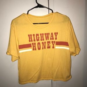 Highway Honey Cropped Shirt